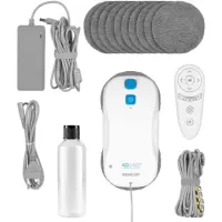 Rechargeable Robotic Window Cleaner Sencor SRW 6010WH with 60ml Intergrated Water Tank and 3 Windoe Cleaning Modes