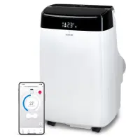 Portable Cooling Air Conditioner 9,000 BTU/h Wi-Fi StrongPack 35m² 65dBA Sencor SAC MT9040C White