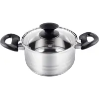 Casserole SS16x9.5cm 1.8lt Stainless steel Lamart LTB1695 Silver