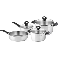 Perfect Stainless Steel Cookware Set 7pcs Lamart LT1110 Silver