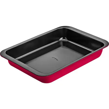 Rectangular Baking Pan with non-stick Coating 42x29x5cm Lamart LT3075 Red