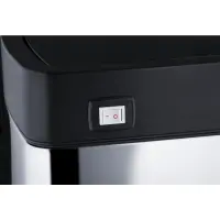 Stainless Steel Waste Bin with Photocell 45lt SENSOR Lamart LT8044 Silver/Black