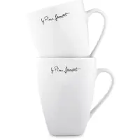 Porcelain Mug Set 350ml 2pcs DINE Lamart LT9015 White