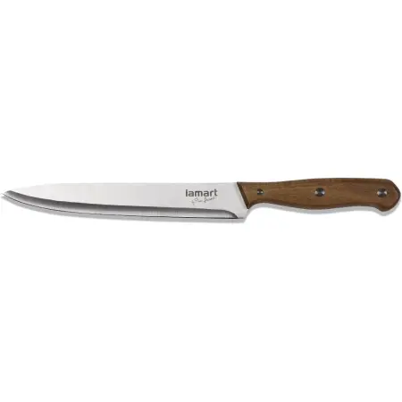 SLICER Knife with Wooden Handle Stainless Steel 19cm RENNES Lamart LT2088