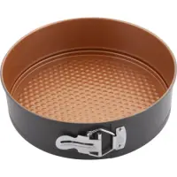 Round Pastry Mold with Removable Base Non-Stick 24x6.8cm Lamart LT3094 Copper