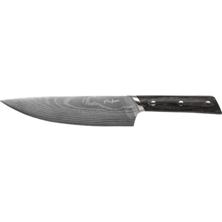 Chef Knife with Pakkawood Handle Stainless Steel 20cm HADO Lamart LT2105 Black