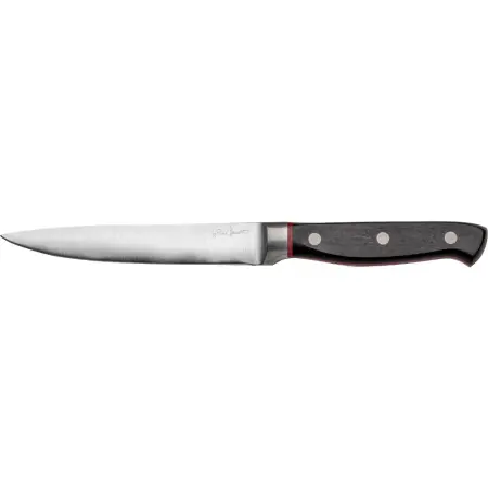 Utility Knife with Durable Handle Stainless Steel 13cm SHAPU Lamart LT2112 Black