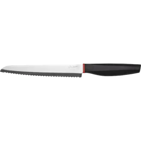 Bread Knife with Durable Handle Stainless Steel 20cm YUYO Lamart LT2133 Black