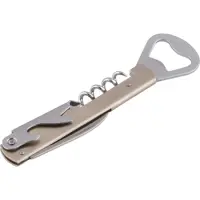 Bottle Opener & Corkscrew Metal Lamart LT2069 Grey