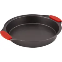 Round baking pan with non-stick coating 24.5×3cm Lamart LT3110 Black/Red