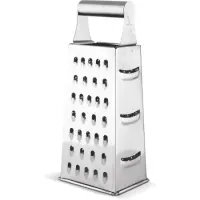 4 Sided Stainless Steel Grater 21.5cm REST Lamart LT7068 Silver