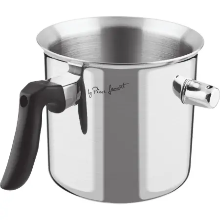 Milk Pot Bain Marie 2lt 16cm Stainless Steel Lamart LT1235