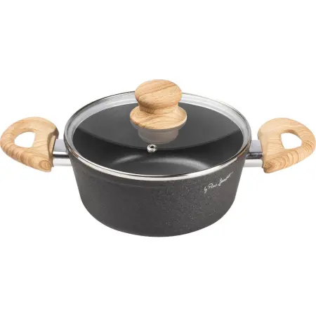 Pot NATUR Non-stick Aluminum 20cm 2.2lt NATUR Lamart LT1246 Black