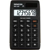 Calculator Dual 8 digits LCD Display Sencor SEC 250/8