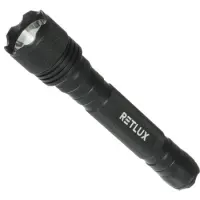 Retlux RPL 114 300 Lumens Beam Distance: 100m Autonomy: 144h Weight: 354gr IP44 Aluminum