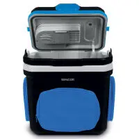 Sencor SCM 3224BL-EUE4 Portable Cooler 24L with Cooling and Heating Ergonomic Carrying Handle and Side Pockets