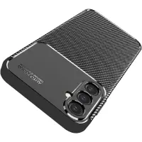 Case Ancus AutoFocus Carbon Fiber για Samsung SM-A356 Galaxy A35 5G Black