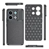 Θήκη Ancus AutoFocus Carbon Fiber for Xiaomi Redmi Note 13 5G TPU Black