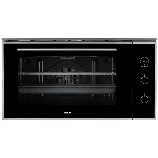 TEKA Built-in Multi-function Oven with SurroundTemp and HydroClean 77lt 90cm HLF 940 Black