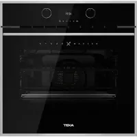 TEKA Built-in Pyrolytic Oven with Special Grill & Cast Iron Grill 71lt 60cm STEAKMASTE Black