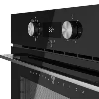 Built-in TEKA Pyrolytic Oven with SurroundTemp 340ºC MaestroPizza 70lt 60cm HLB 8510 P Black