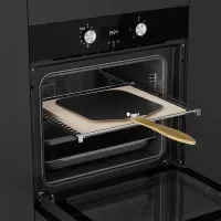 Built-in TEKA Pyrolytic Oven with SurroundTemp 340ºC MaestroPizza 70lt 60cm HLB 8510 P Black