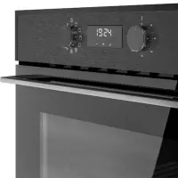 Built-in TEKA Multi-function Oven with Hydroclean and Defrost 70lt 60cm HSB 630 Black