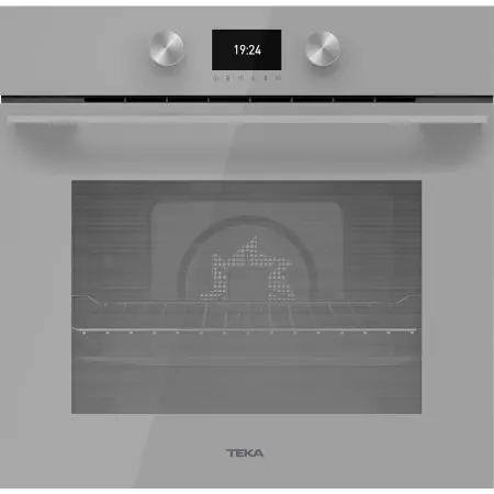 Built-in TEKA Multi-function Oven with SurroundTemp and 20 Programmed Recipe 70lt 60cm HLB 8600 SM Steam Grey