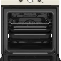 Built-in TEKA Oven Country Style with SurroundTemp and Hydroclean 70lt 60cm HRB 6300 Vanilla Brass