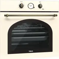 Built-in TEKA Oven Country Style with SurroundTemp and Hydroclean 70lt 60cm HRB 6300 Vanilla Brass