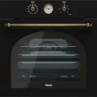 Built-in TEKA Oven with SurroundTemp and 20 Programmed Recipe 70lt 60cm HRB 6300 Anthracite Brass