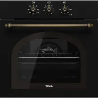 Built-in TEKA Oven Country Style with SurroundTemp and Hydroclean 70lt 60cm HRB 6100 AB Anthracite Brass