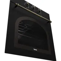 Built-in TEKA Oven Country Style with SurroundTemp and Hydroclean 70lt 60cm HRB 6100 AB Anthracite Brass