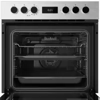 Built-in TEKA Multi-function Oven with SurroundTemp and Hydroclean 70lt 60cm HSB 645 E Black