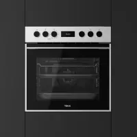 Built-in TEKA Multi-function Oven with SurroundTemp and Hydroclean 70lt 60cm HSB 645 E Black