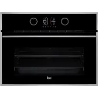 Built-in TEKA Compact Oven & Microwave Oven 40lt 45.5x60cm HLC 844 C Black/Silver