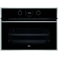 Built-in TEKA Compact Oven & Microwave Oven 40lt 45.5x60cm HLC 844 C Black/Silver