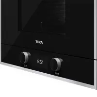 TEKA Built-in Microwave Oven with Grill and Ceramic Base 22lt 39x60cm ML 822 BIS L Black