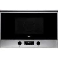 TEKA Built-in Microwave Oven with Grill and Ceramic Base 22lt 39x60cm MS 622 BIS L Silver