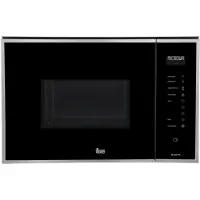 TEKA Built-in Microwave Oven with Grill and 3 Cooking Functions 25lt 39x60cm ML 825 TFL Black