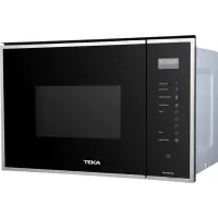 TEKA Built-in Microwave Oven with Grill and 3 Cooking Functions 25lt 39x60cm ML 825 TFL Black