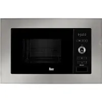 TEKA Built-in Microwave Oven with Grill and 3 Cooking Functions 20lt 39x60cm MS 620 BIS Silver