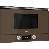 TEKA Built-in Microwave Oven Grill and Ceramic Base 22lt 39x60cm ML 822 BIS L Urban Brown