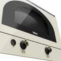 TEKA Built-in Microwave Oven Grill and Ceramic Base 22lt 39x60cm MWR 22 VB 
Vanilla Brass