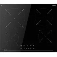 Built-in TEKA Ceramic Hob Standalone 4 Zones with Locking Function 60cm TBC 64010 TTC Black