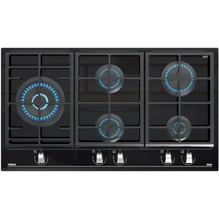 TEKA Built-in Gas Hob Autonomic 5 Zones & 9Adjustment Levels 90cm GZC 95320 XBA Black