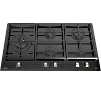 TEKA Built-in Gas Hob Autonomic 5 Zones & 9Adjustment Levels 90cm GZC 95320 XBA Black