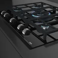 TEKA Built-in Gas Hob Autonomic 5 Zones & 9Adjustment Levels 70cm GZC 75330 XBA Black