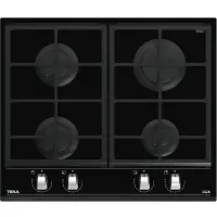 TEKA Built-in Ceramic Gas Hob Autonomic 4 Zones & 9Adjustment Levels 60cm GZC 64300 XBA Black