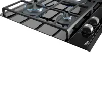 TEKA Built-in Ceramic Gas Hob Autonomic 3 Zones & 9Adjustment Levels 60cm GZC 63310 XBA Black